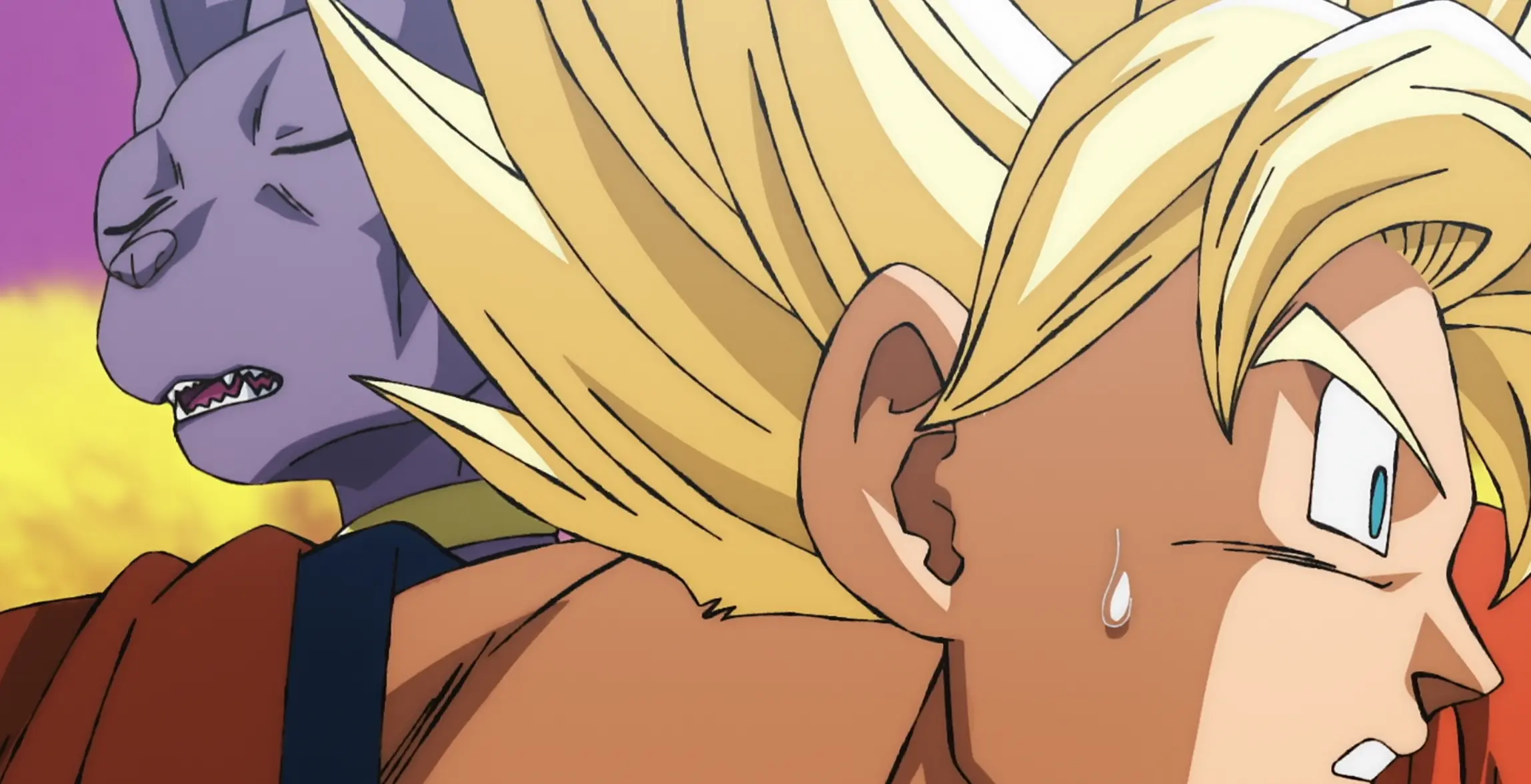 Dragon Ball Super Beerus - Goku contra Beerus