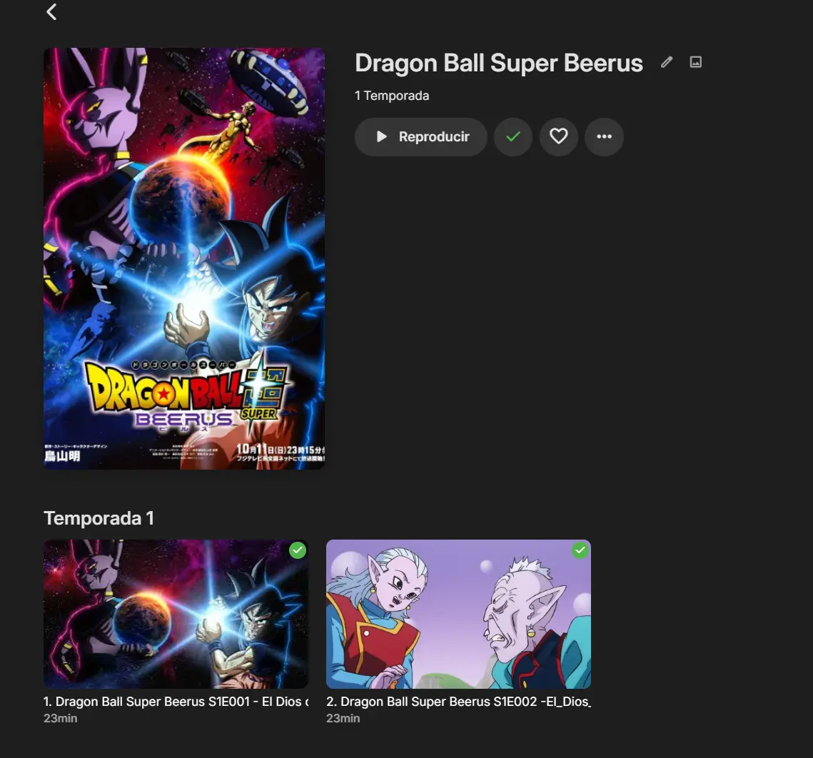 Dragon Ball Super Beerus en mi Netflix privado