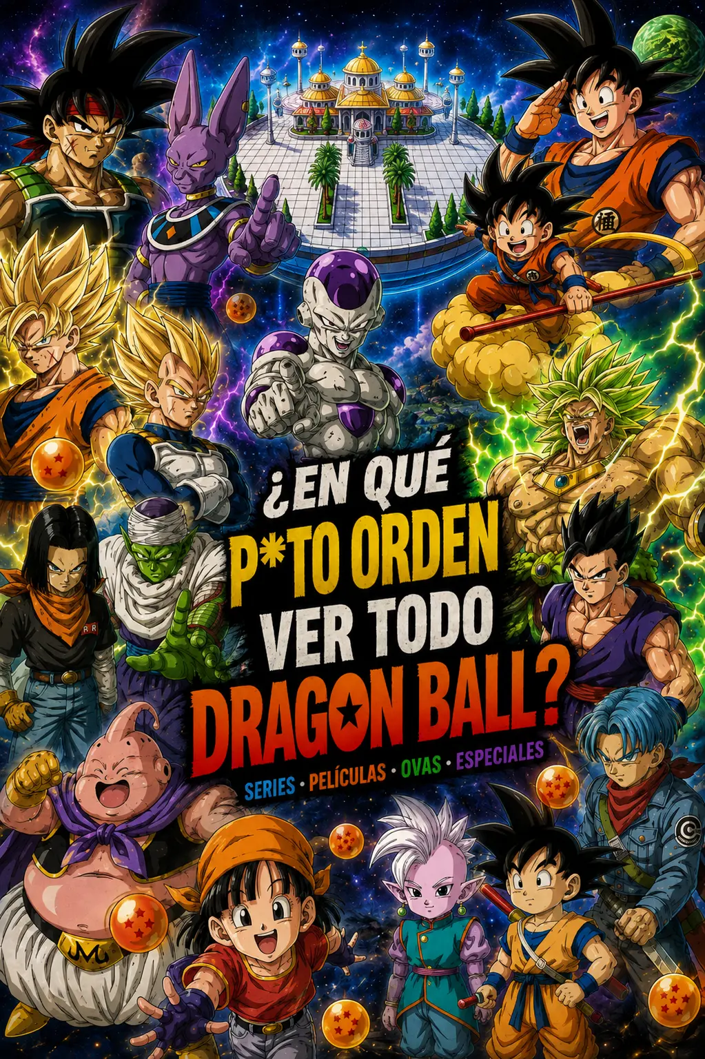 Guía para ver todo Dragon Ball en el orden recomendado